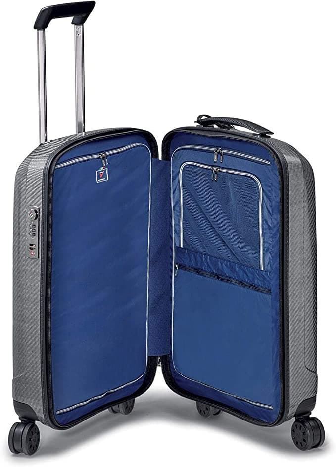 Roncato maleta de cabina We Are Glam color plata material EC Matrix muy Resistente 55x40x20 capacidad 40 litros 10 años de Garantia - Imagen 5