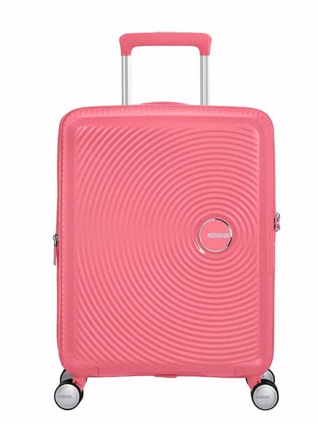 American Tourister Soundbox maleta cabina expandible Color Coral 3 años de garantía - Imagen 2