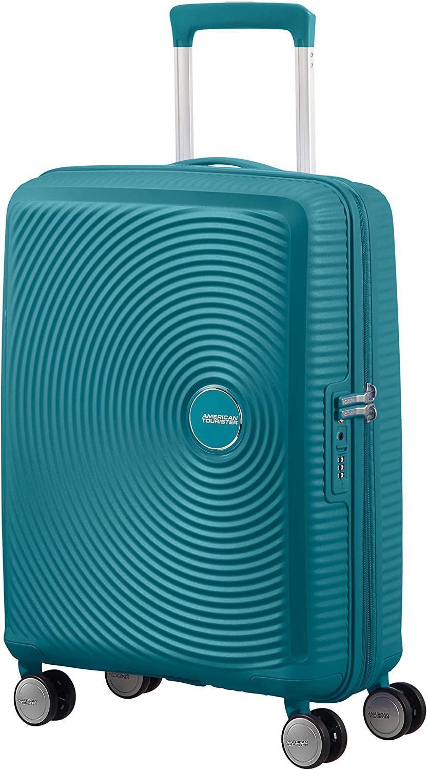 American Tourister Soundbox maleta cabina expandible Verde Jade 3 años de garantia - Imagen 1