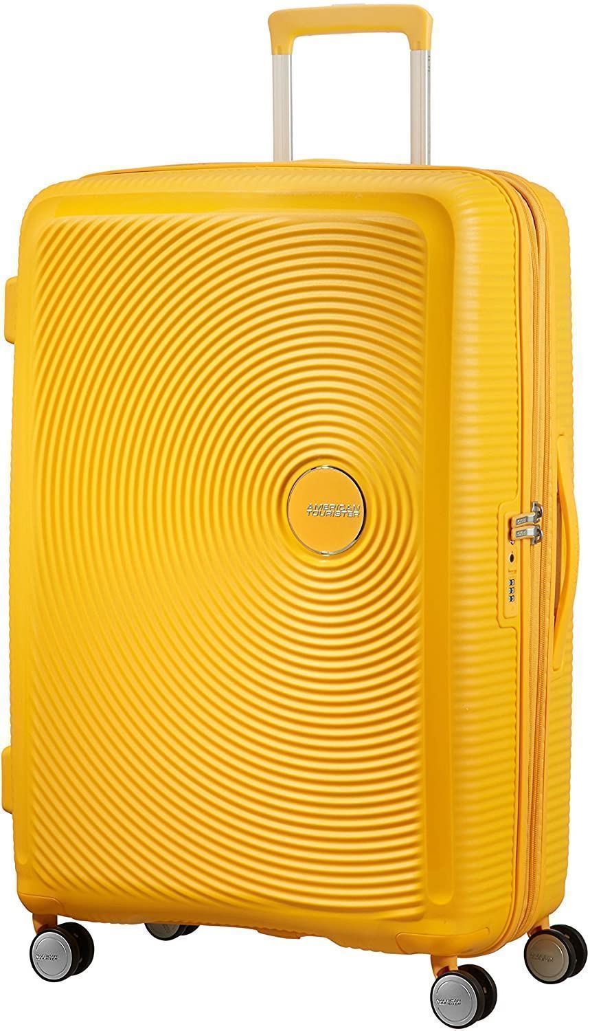 American Tourister Soundbox rigida grande expandible amarilla - Imagen 2
