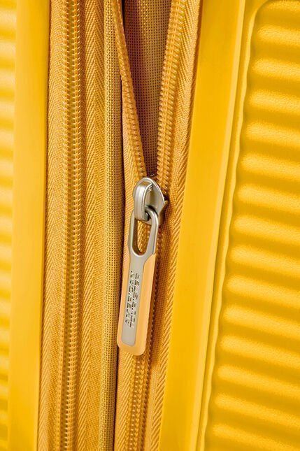 American Tourister Soundbox rigida grande expandible amarilla - Imagen 8