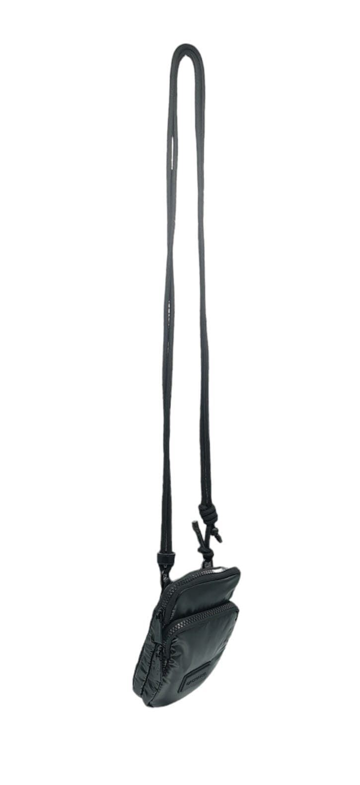 Cacharel Minibolso Móvil Napa Suave Tamaño 18 x 11 x 4 cms Bolsillo Color Negro - Imagen 8