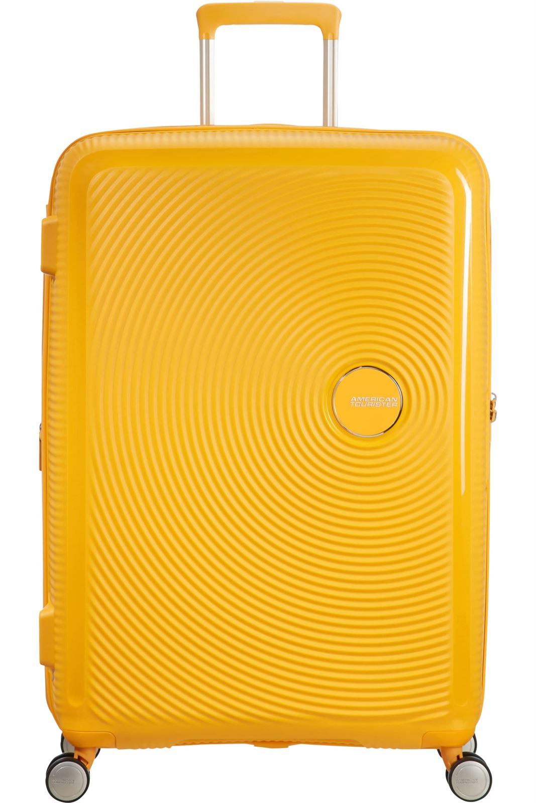 maleta american tourister soundbox grande expandible golden yellow - Imagen 1