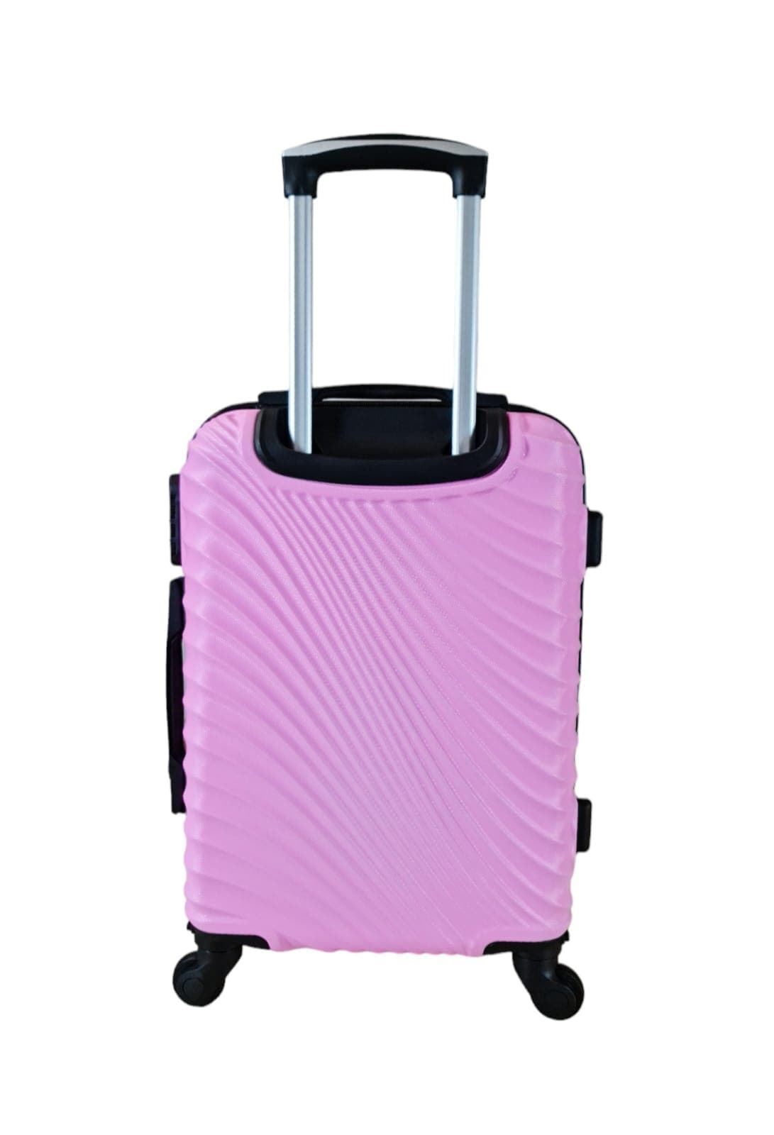 Maleta de Viaje Tamaño Cabina VIP Peso 10 kilos Material ABS Barata Medidas 55x40x20 color Rosa Barbie - Imagen 4