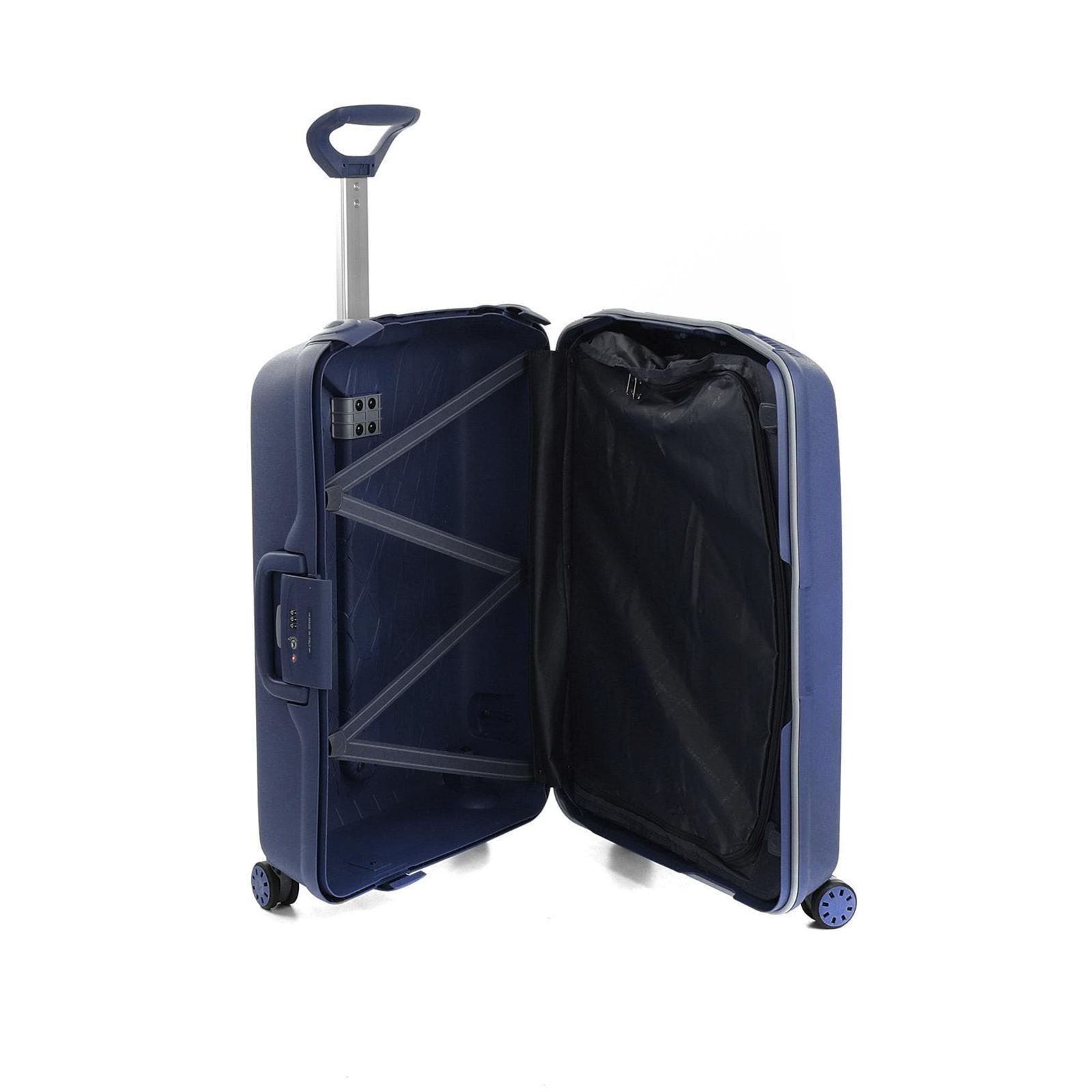 maleta mediana roncato light spinner 4 ruedas azul marino - Imagen 4