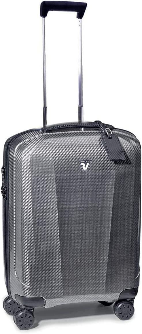 Roncato maleta de cabina Weare Glam color plata material EC Matrix muy Resistente 55x40x20 capacidad 40 litros 10 años de Garantia - Imagen 1