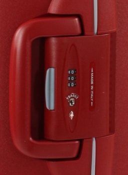 Roncato Maleta Mediana Light 80 litros con Cierre de Anclaje TSA 4 Ruedas Dobles Muy Resistente 10 años de Garantia color Rojo - Imagen 4