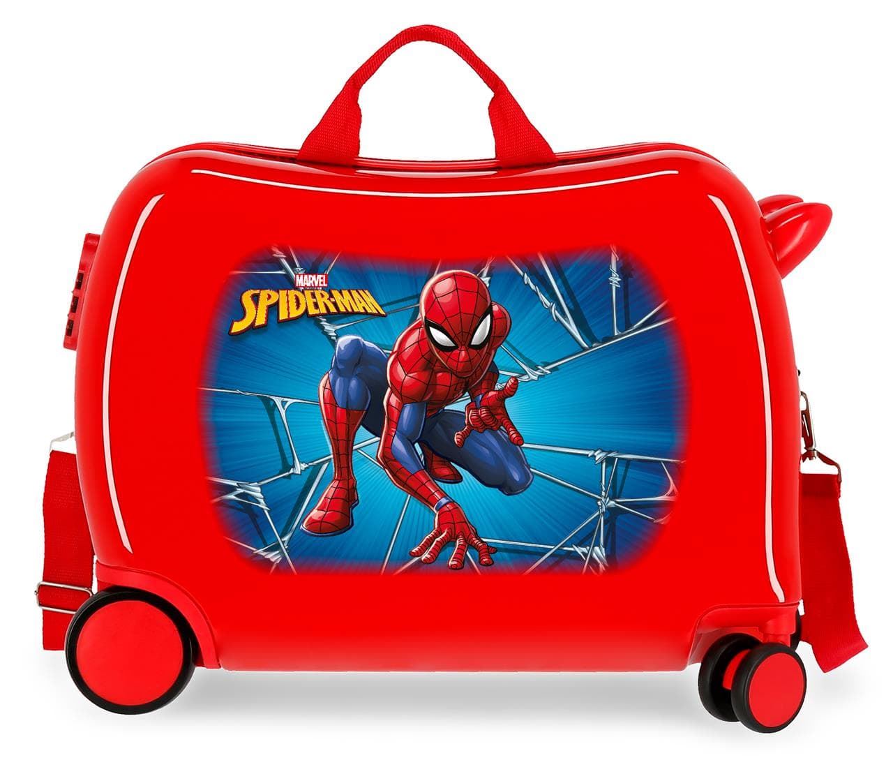 Spiderman Maleta Correpasillos de Cabina Rigida y Resistente con ruedas giratorias - Imagen 1