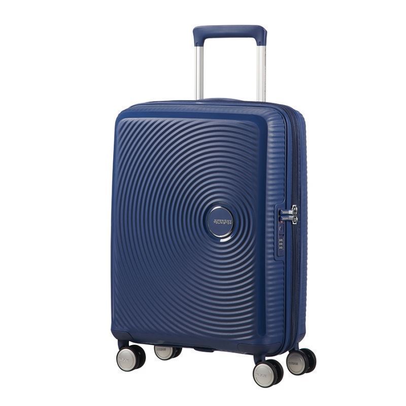 American Tourister Soundbox Cabina Expandible Marino