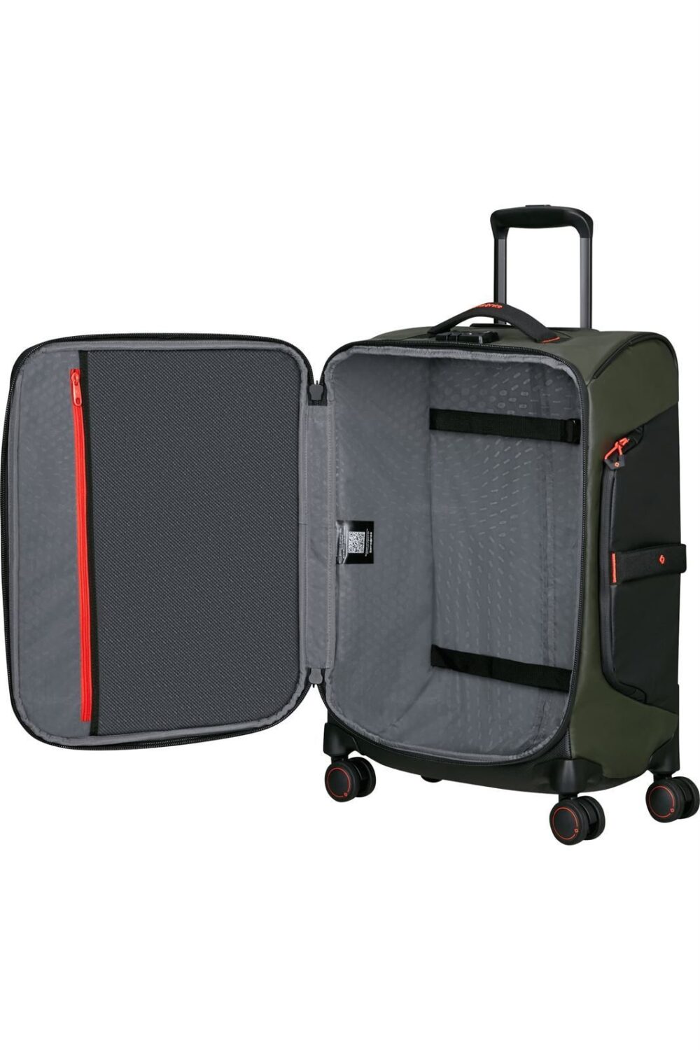 Samsonite Maleta Ecodiver Cabina 55X40X23 Cms 4 Ruedas Capacidad 50 Litros Impermeable y Ligera 2.7 Kilos color Verde Climbing Ivy - Imagen 5