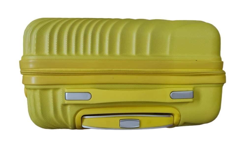 Maleta Rígida Barata Tamaño mediano 616 Material ABS Ligera Medidas 65x42x26 cms color Amarillo - Imagen 2