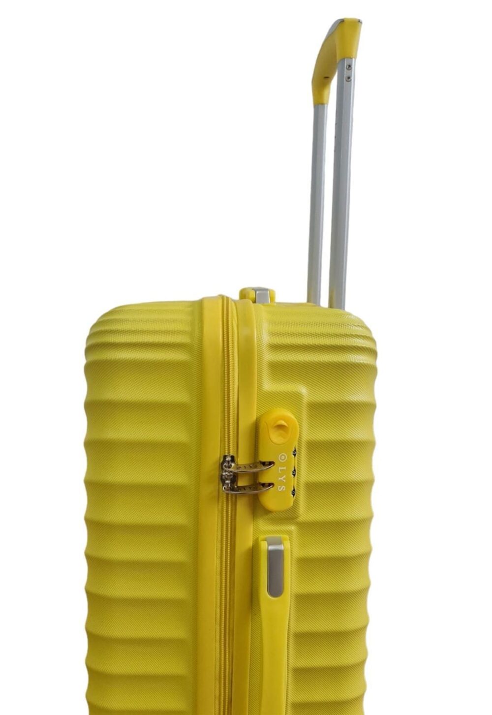 Maleta Rígida Barata Tamaño mediano 616 Material ABS Ligera Medidas 65x42x26 cms color Amarillo - Imagen 6