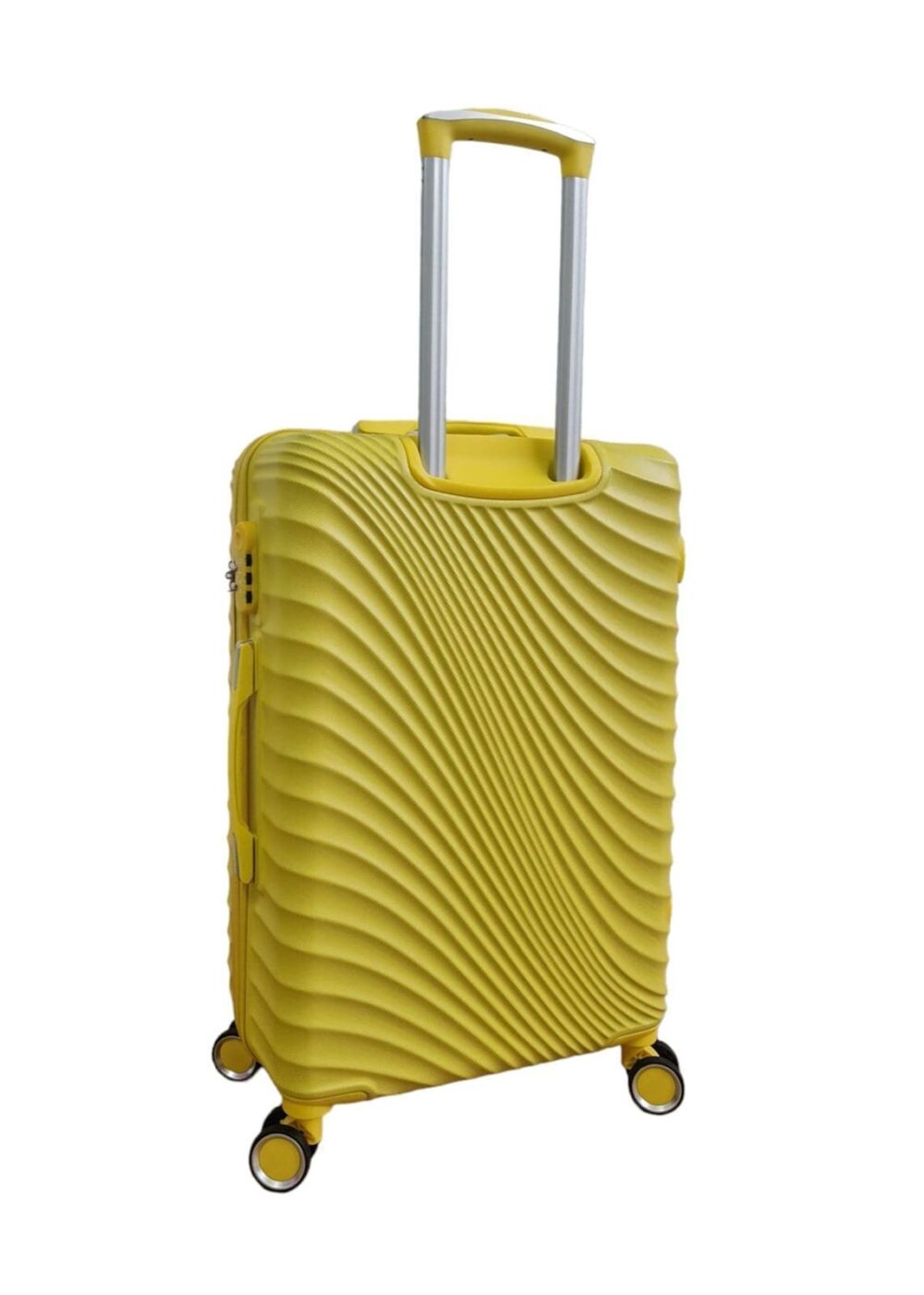 Maleta Rígida Barata Tamaño mediano 616 Material ABS Ligera Medidas 65x42x26 cms color Amarillo - Imagen 7