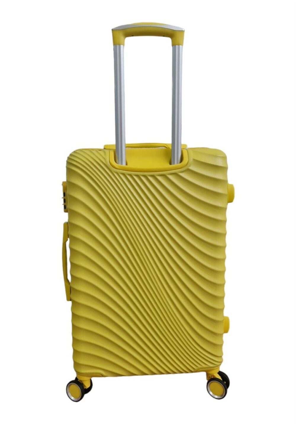 Maleta Rígida Barata Tamaño mediano 616 Material ABS Ligera Medidas 65x42x26 cms color Amarillo - Imagen 8