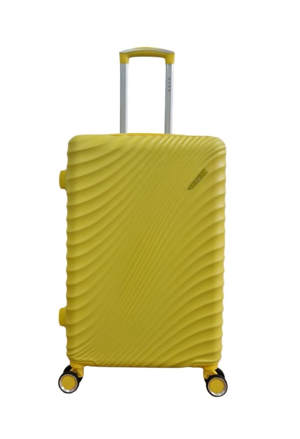 Maleta Rígida Barata Tamaño mediano 616 Material ABS Ligera Medidas 65x42x26 cms color Amarillo - Imagen 10