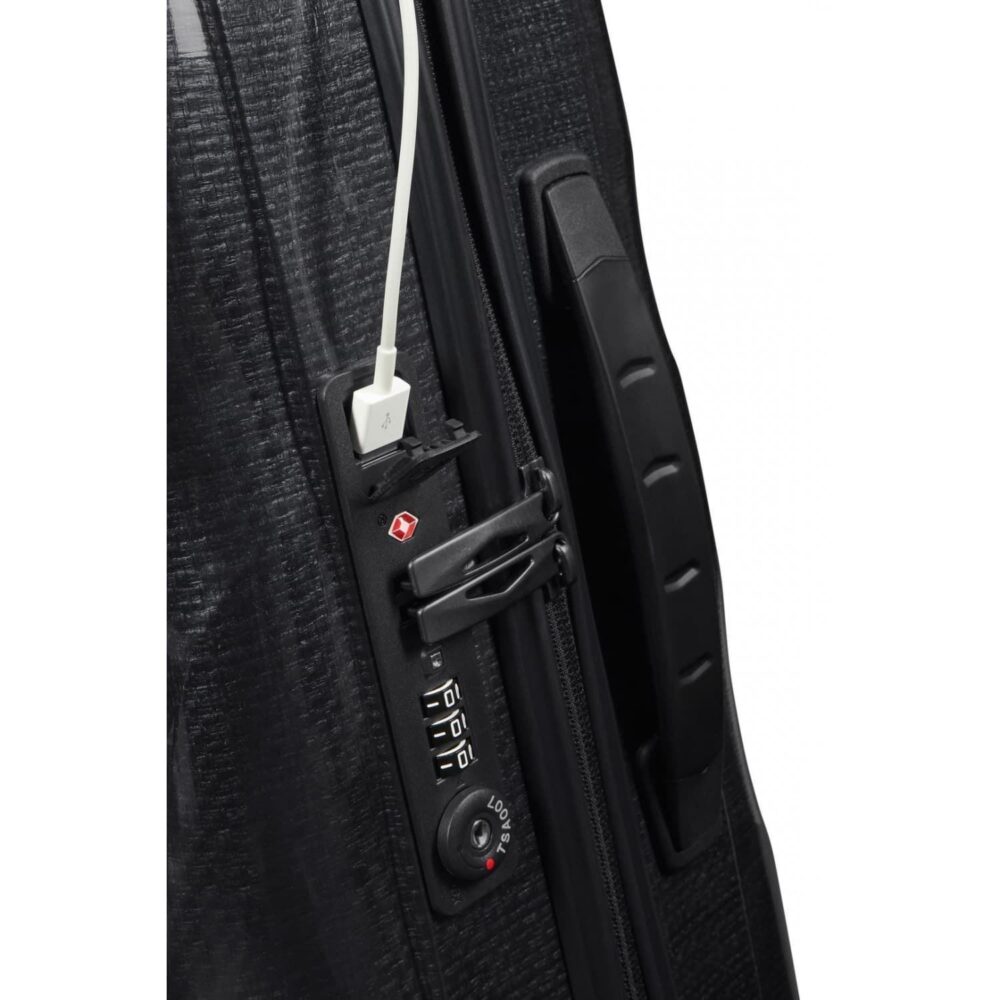 Samsonite Maleta C-Lite Cabina Expandible 55X40X20/23 Cms Capacidad 36/42 Litros Ultra Resistente y Ligera 2.1 Kilos color Black - Imagen 9