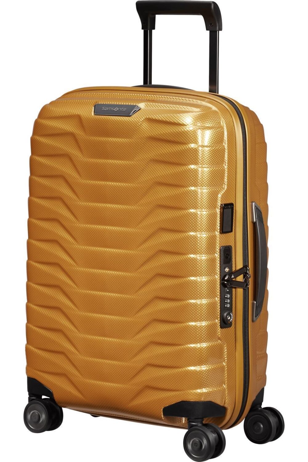 Samsonite Maleta Proxis Cabina Expandible 55X40X20/23 Cms Capacidad 38/44 Litros Ultra Resistente y Ligera 2.3 Kilos USB color Honey Gold - Imagen 5