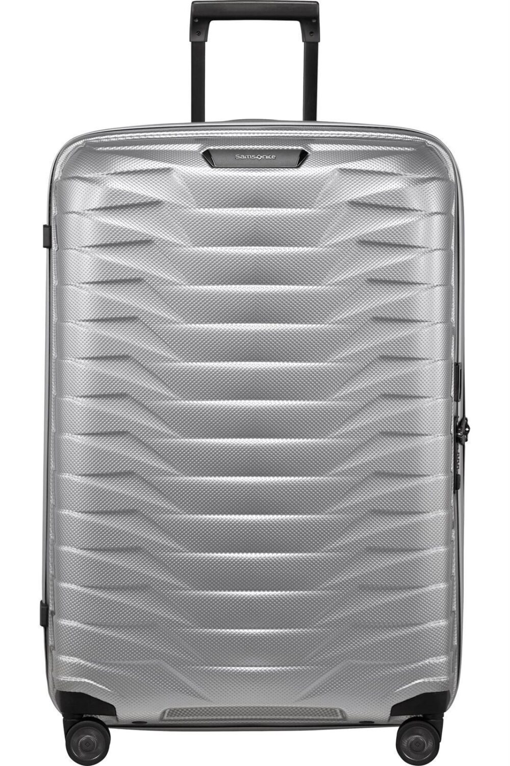 Samsonite Maleta Proxis Tamaño Mediano 69 Cms Capacidad 75 Litros Ultra Resistente y Ligera 2.8 Kilos color Plata - Imagen 6