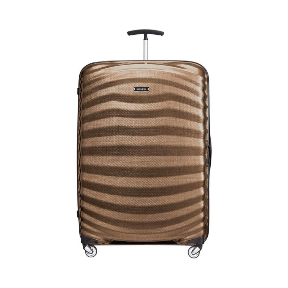 Samsonite Maleta Lite-Shock Grande 75x51x31 Cms Capacidad 98 Litros Ultra Resistente y Ligera 2.5 Kilos color Sand