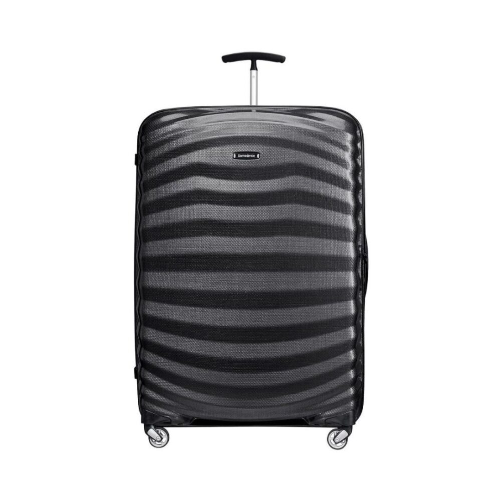 Samsonite Maleta Lite-Shock Tamaño Grande XL 81x55x33 Cms Capacidad 124 Litros Ultra Resistente y Ligera 2.8 Kilos color Negro