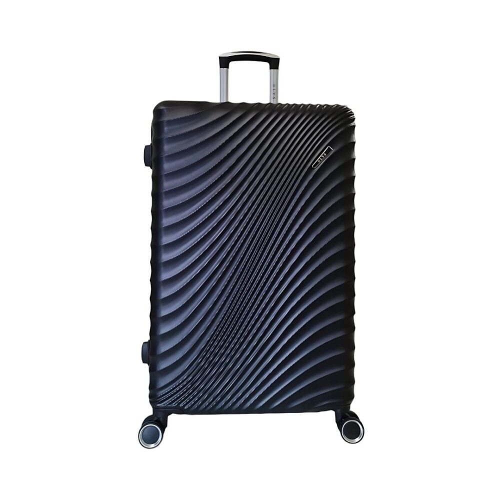 Maleta Rigida Barata Tamaño Grande 616 Ligera Material ABS Medidas 75x48x28 cms color Negro