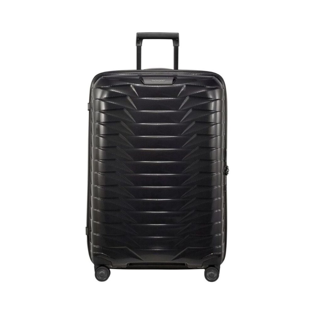 Samsonite Maleta Proxis Tamaño Grande 75 Cms Capacidad 94 Litros Ultra Resistente y Ligera 2.8 Kilos color Negro