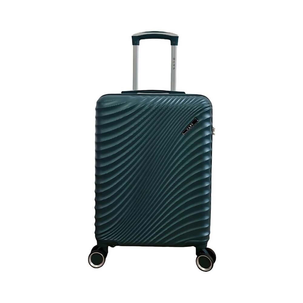 Maleta Rígida Barata 616 Tamaño cabina Ligera Material ABS Medidas 55x38x20 cms color Verde Militar