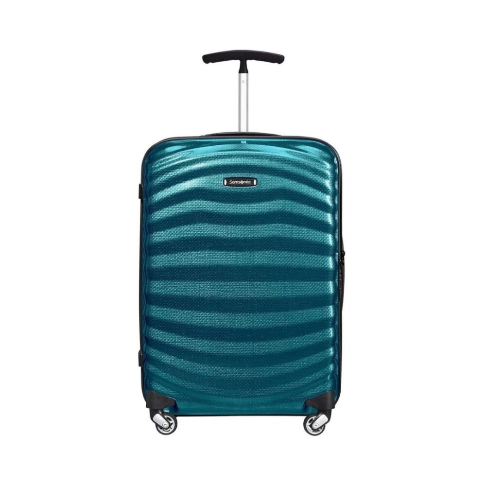 Samsonite Maleta Lite-Shock Cabina 55X40X20 Cms Capacidad 36 Litros Ultra Resistente y Ligera 1.7 Kilos color Petrol