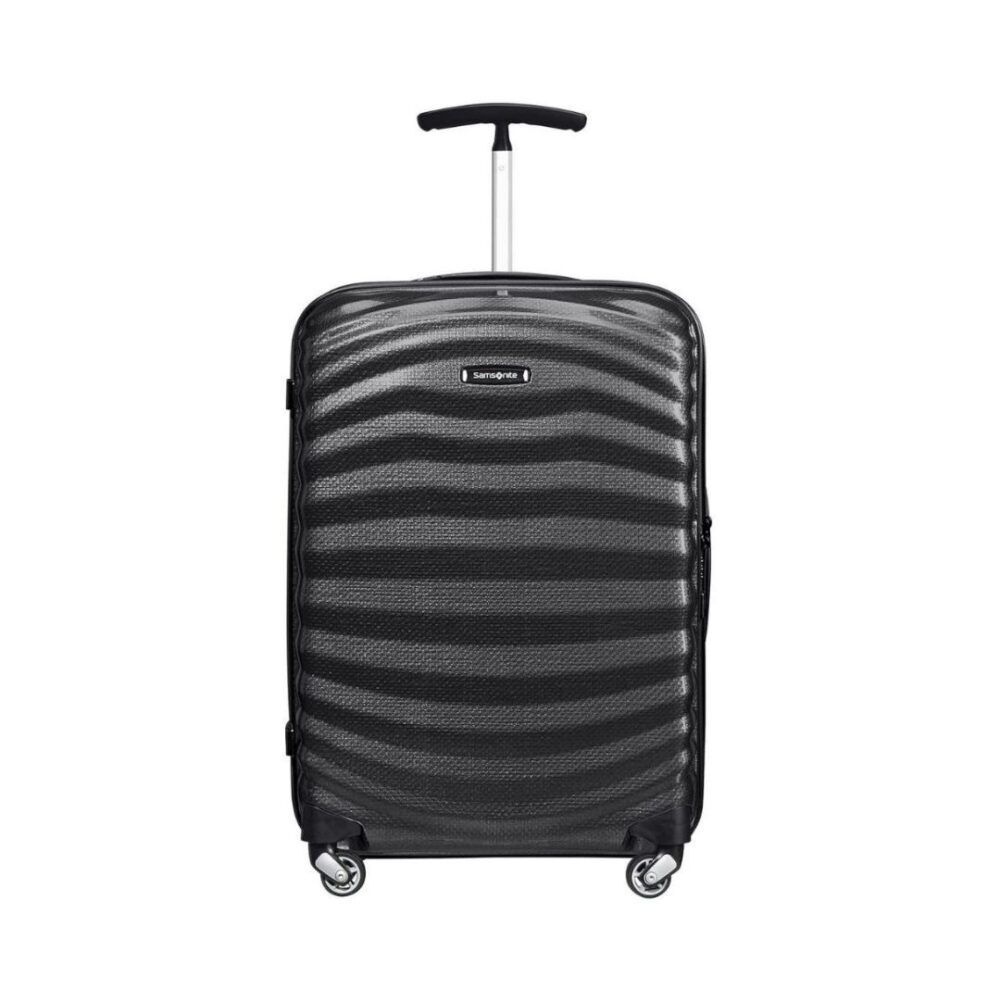 Samsonite Maleta Lite-Shock Cabina 55X40X20 Cms Capacidad 36 Litros Ultra Resistente y Ligera 1.7 Kilos color Negro