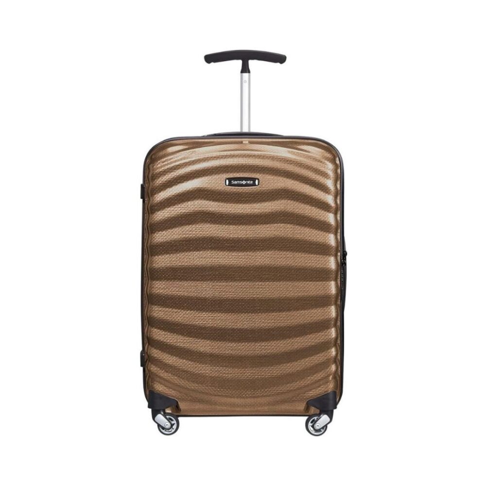 Samsonite Maleta Lite-Shock Cabina 55X40X20 Cms Capacidad 36 Litros Ultra Resistente y Ligera 1.7 Kilos color Sand