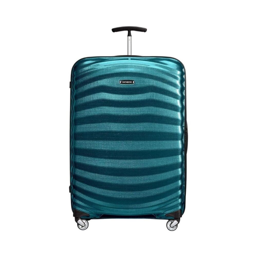 Samsonite Maleta Lite-Shock Grande 75x51x31 Cms Capacidad 98 Litros Ultra Resistente y Ligera 2.5 Kilos color Petrol
