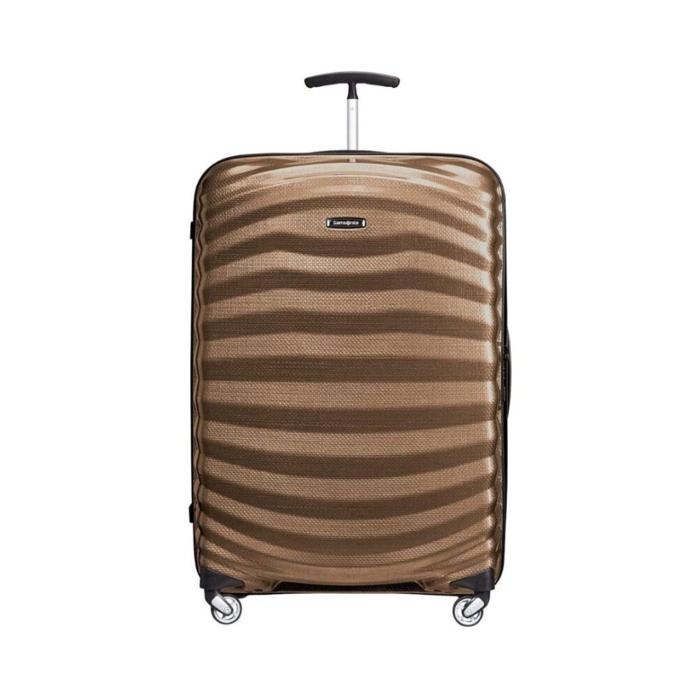 Samsonite Maleta Lite-Shock Mediana 69x47x29 Cms Capacidad 73Litros Ultra Resistente y Ligera. 2.3 Kilos color Sand