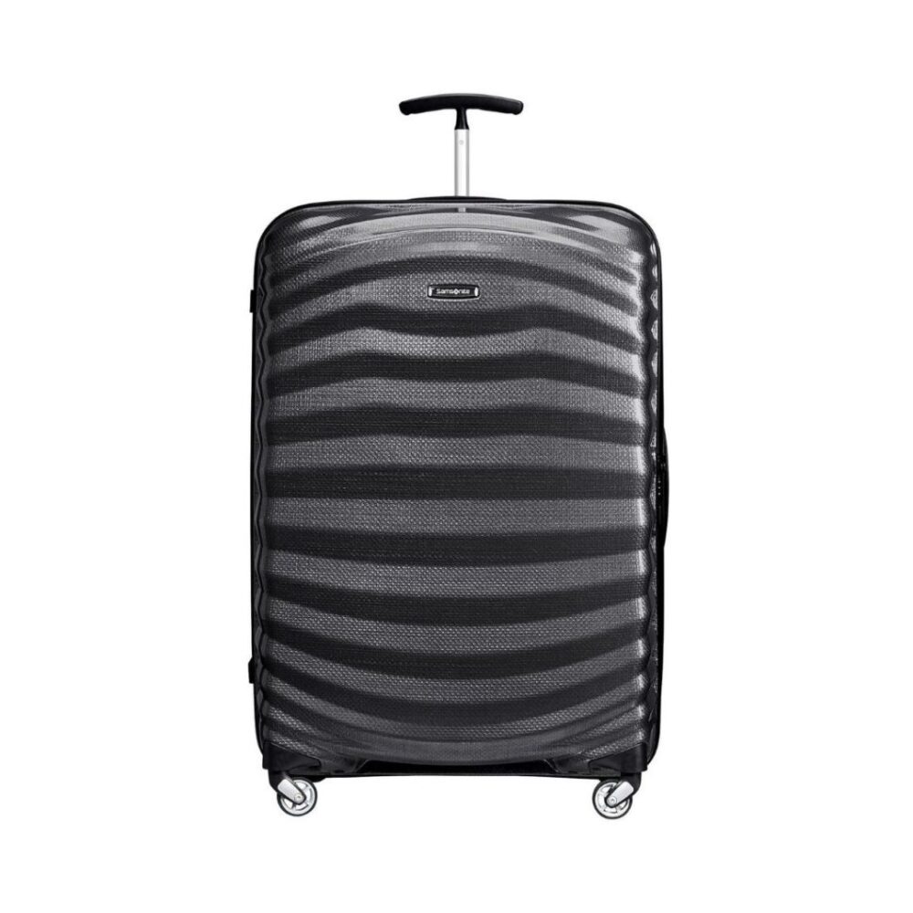 Samsonite Maleta Lite-Shock Mediana 69x47x29 Cms Capacidad 73Litros Ultra Resistente y Ligera 2.3 Kilos color Negro
