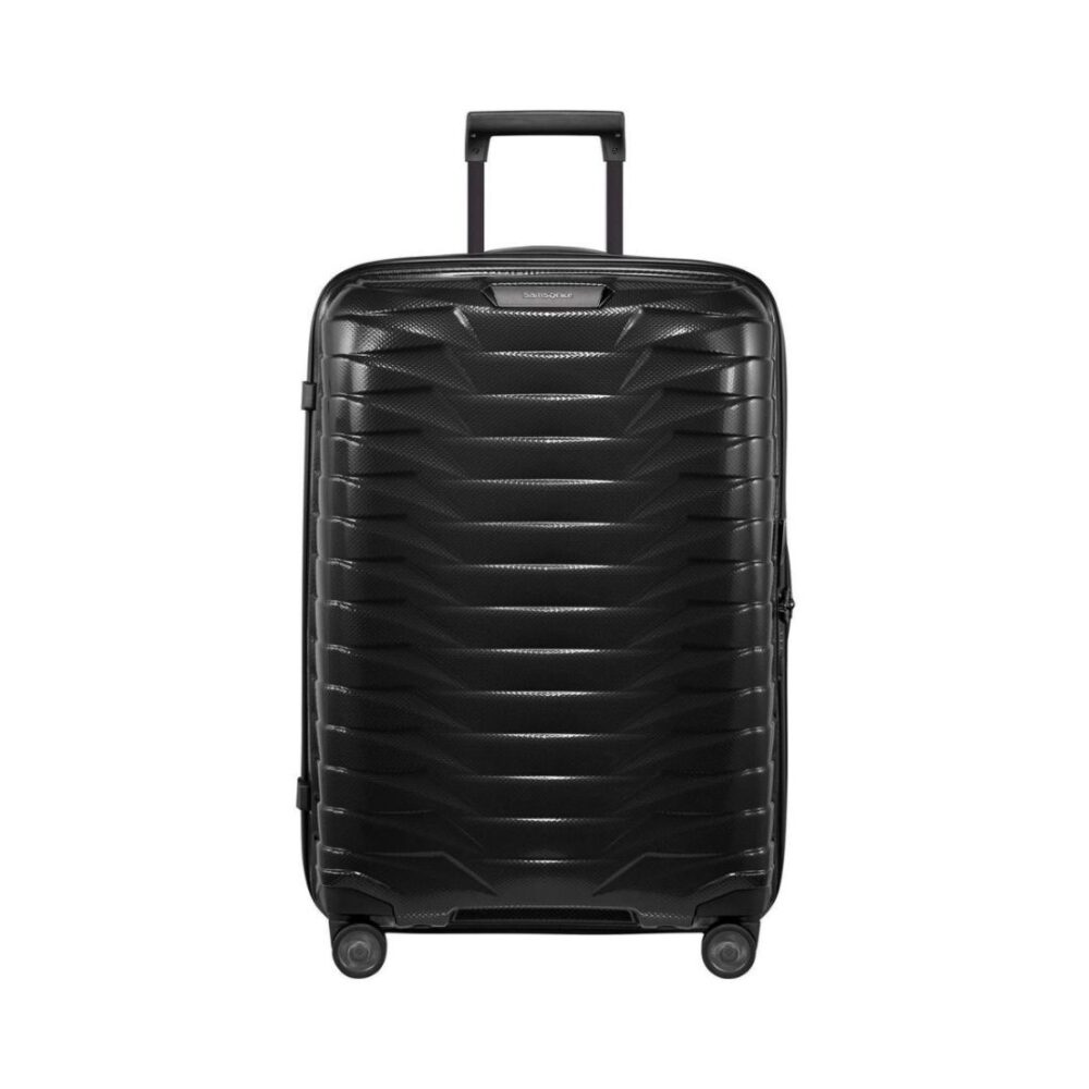 Samsonite Maleta Proxis Tamaño Mediano 69 Cms Capacidad 75 Litros Ultra Resistente y Ligera 2.8 Kilos color Negro