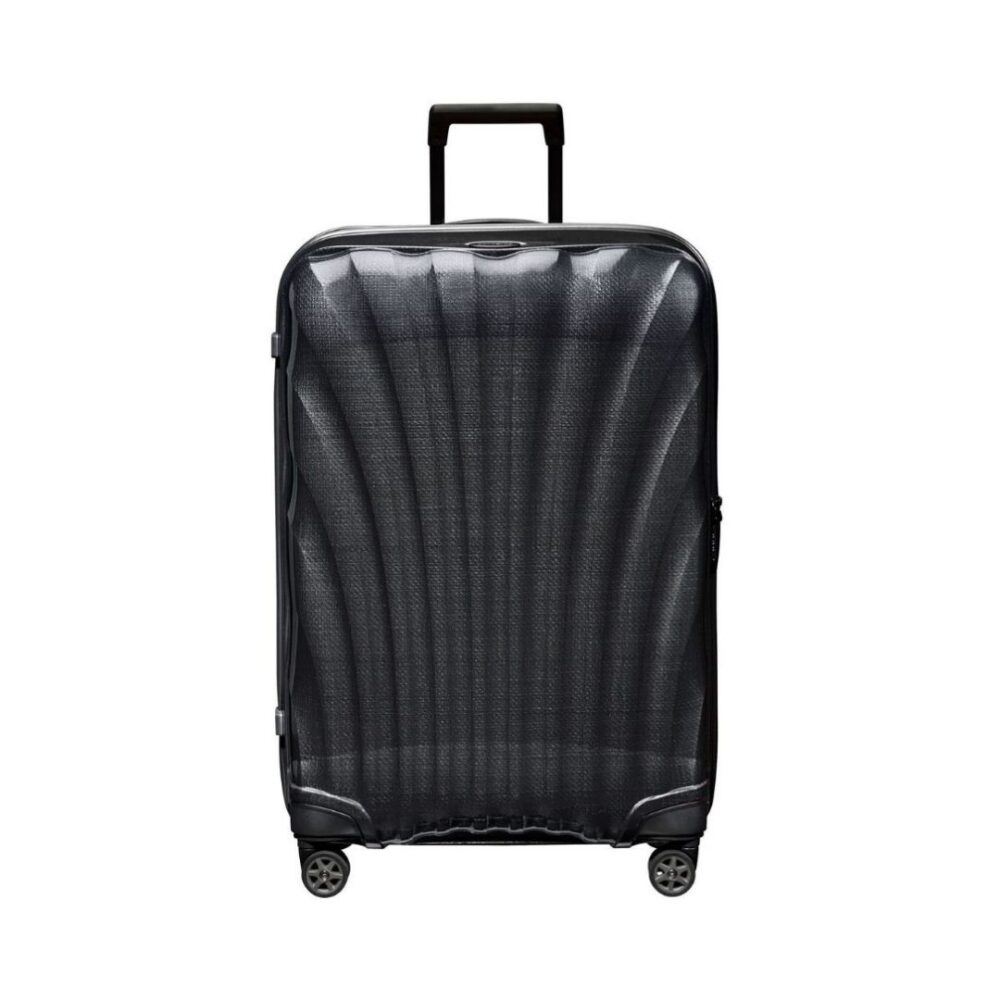 Samsonite Maleta C-Lite Mediana 69 Cms Capacidad 68 Litros Ultra Resistente y Ligera 2.5 Kilos color Black