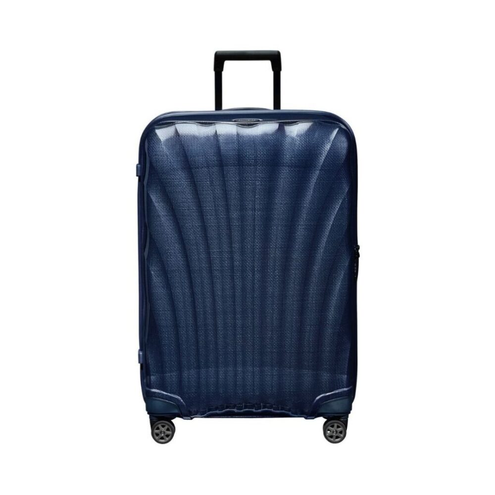 Samsonite Maleta C-Lite Mediana 69 Cms Capacidad 68 Litros Ultra Resistente y Ligera 2.5 Kilos color Midnight Blue