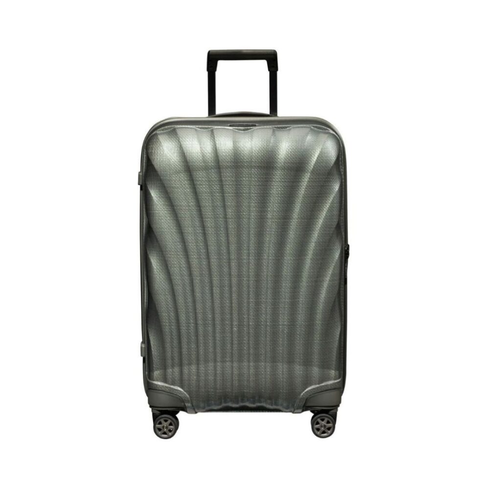 Samsonite Maleta C-Lite Grande 75 Cms Capacidad 94 Litros Ultra Resistente y Ligera 2.8 Kilos color Metallic Green
