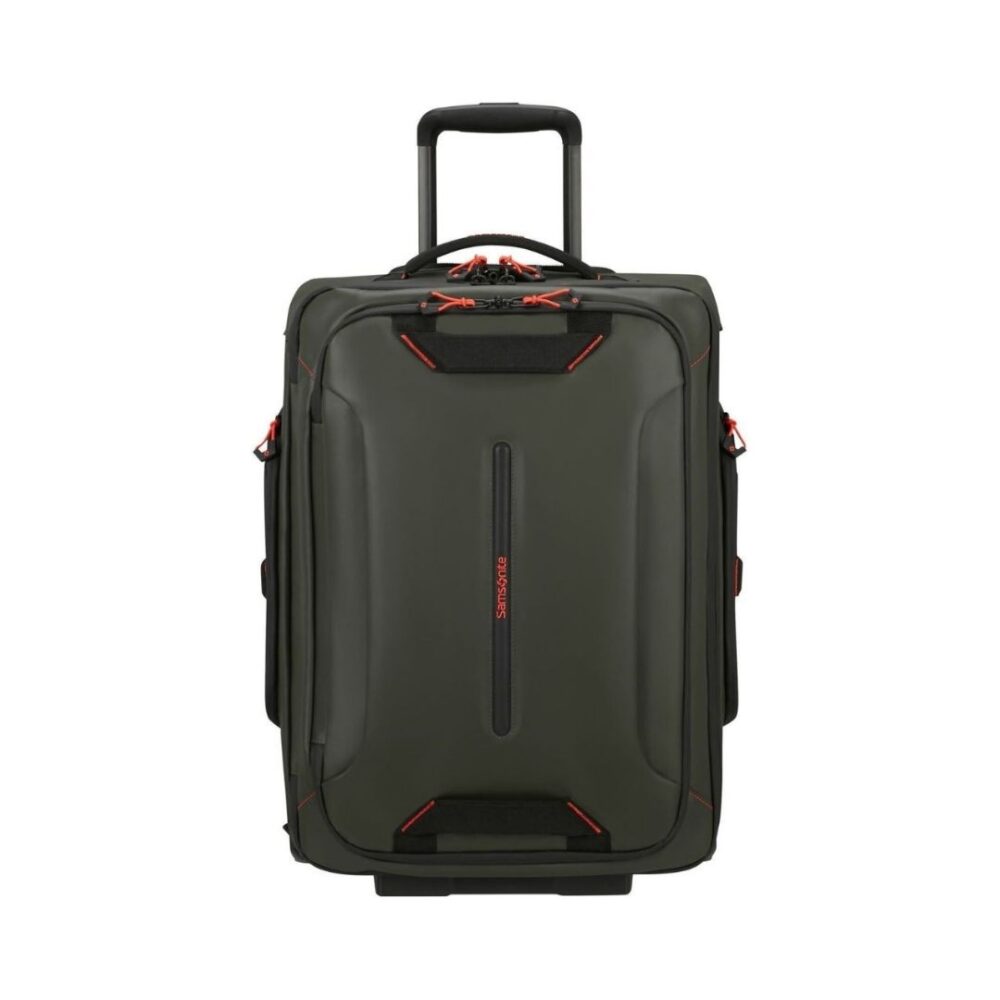 Samsonite Maleta Ecodiver Cabina 2 Ruedas 55X40X20 Cms Capacidad 48 Litros Impermeable y Ligera 2.5 Kilos color Verde Climbing Ivy