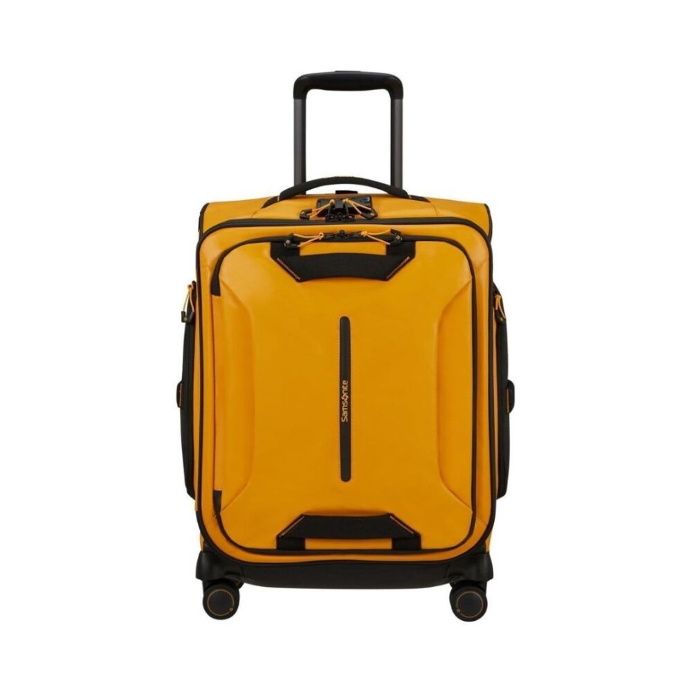 Samsonite Maleta Ecodiver Cabina 55X40X23 Cms 4 Ruedas Capacidad 50 Litros Impermeable y Ligera 2.7 Kilos color Amarillo