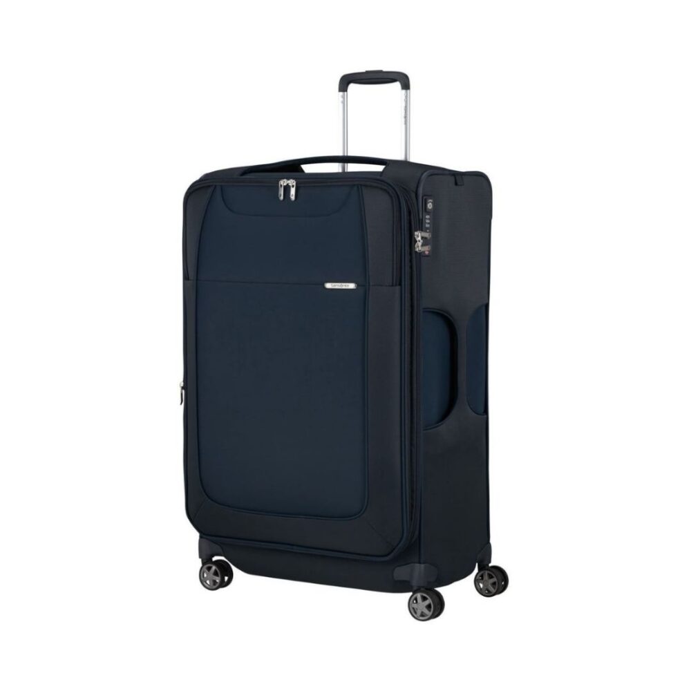 Samsonite Maleta D-Lite Grande Expandilble 78 x 49 x 35 cm Capacidad 107/118 Litros Ultra Resistente y Ligera 3 Kilos color Marino
