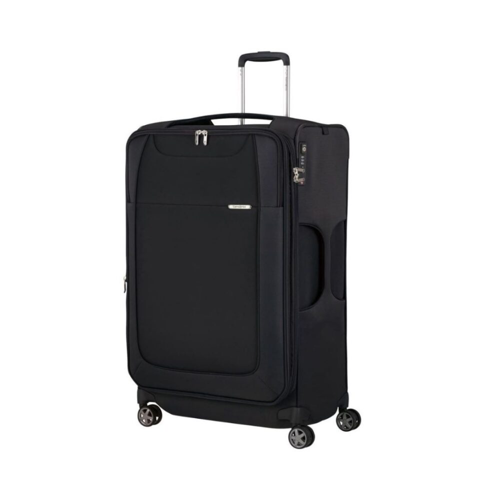 Samsonite Maleta D-Lite Grande Expandilble 78 x 49 x 35 cm Capacidad 107/118 Litros Ultra Resistente y Ligera 3 Kilos color Negro