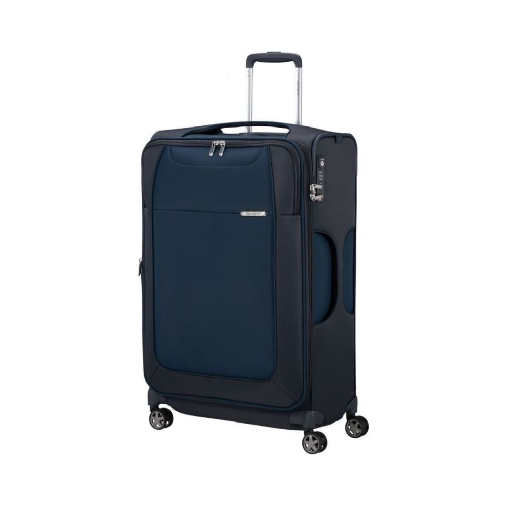 Samsonite Maleta D-Lite Mediana Expandilble 71 x 46 x 36 cm Capacidad 85/91 Litros Ultra Resistente y Ligera 2.6 Kilos color Marino