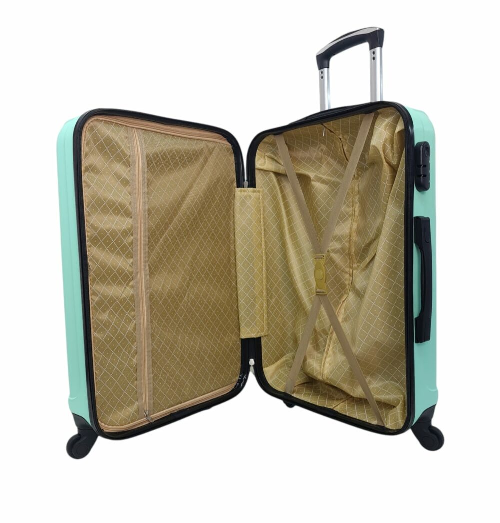 Travel Maleta de viaje Barata de Cabina 55x39x20 cms Rígida Material ABS Color Verde - Imagen 5