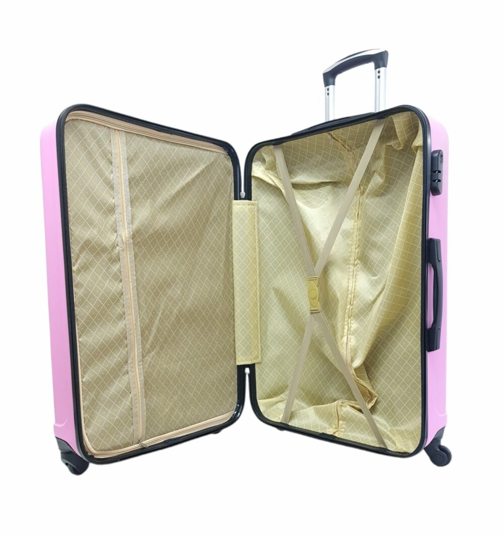 Travel Maleta de viaje Barata Grande 75x49x29 cms Rígida Material ABS Color Rosa - Imagen 9